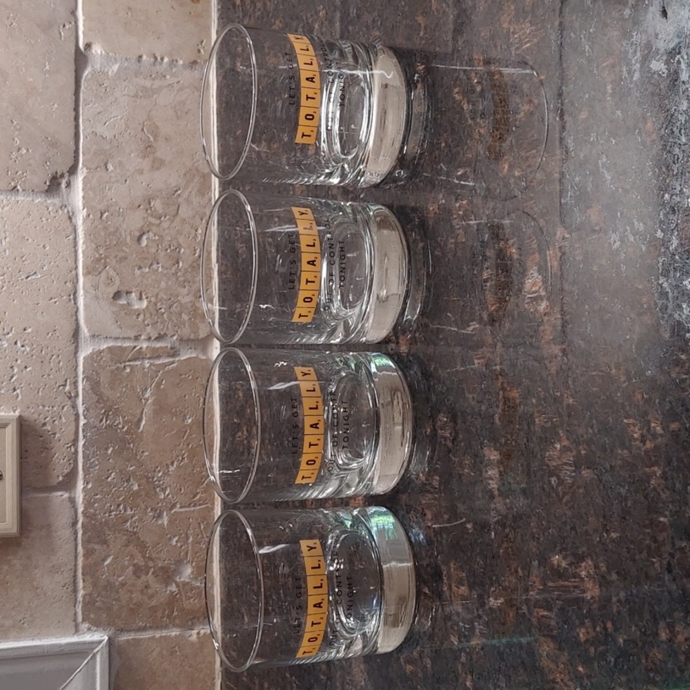 4 Totally Out of Control Tonight Old Fashioned Whiskey Rocks Glasses